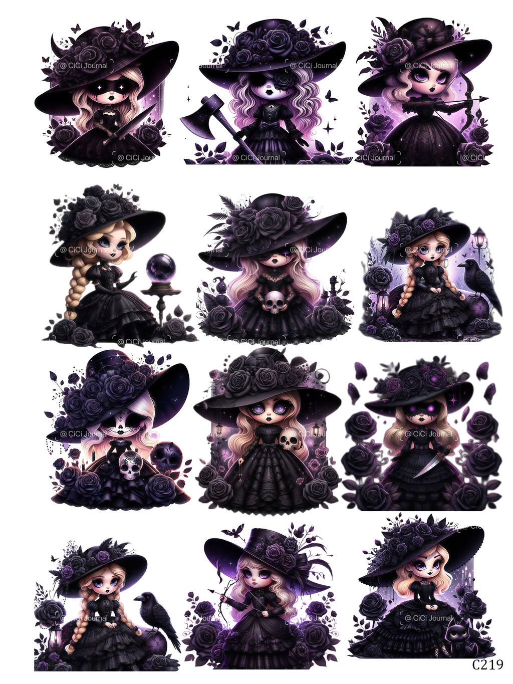 embessed sticker
