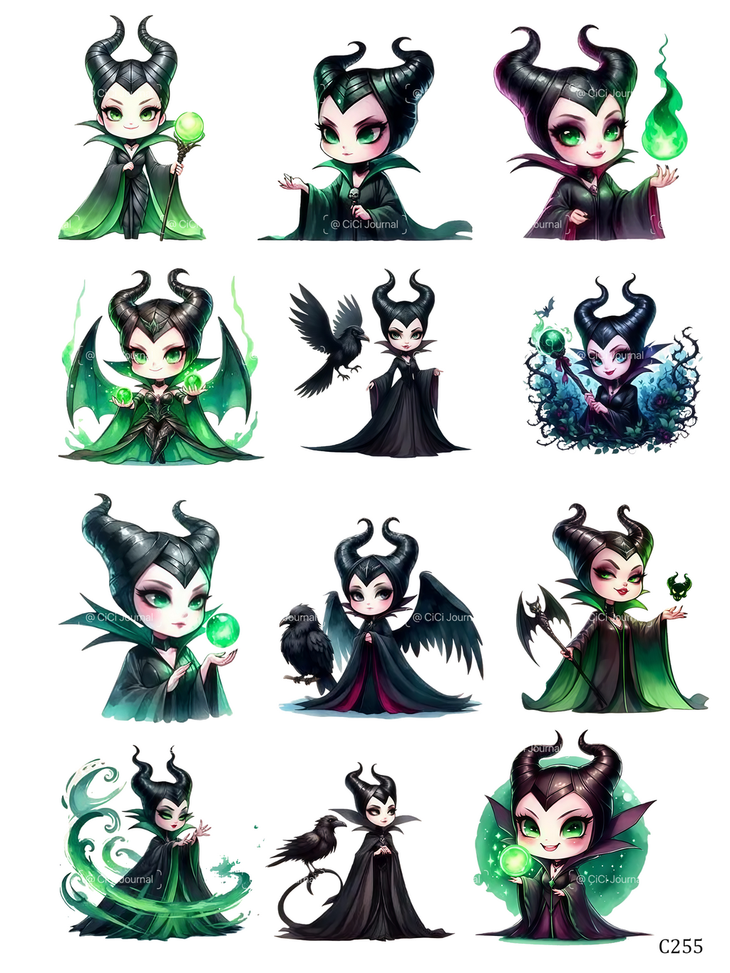 embessed sticker