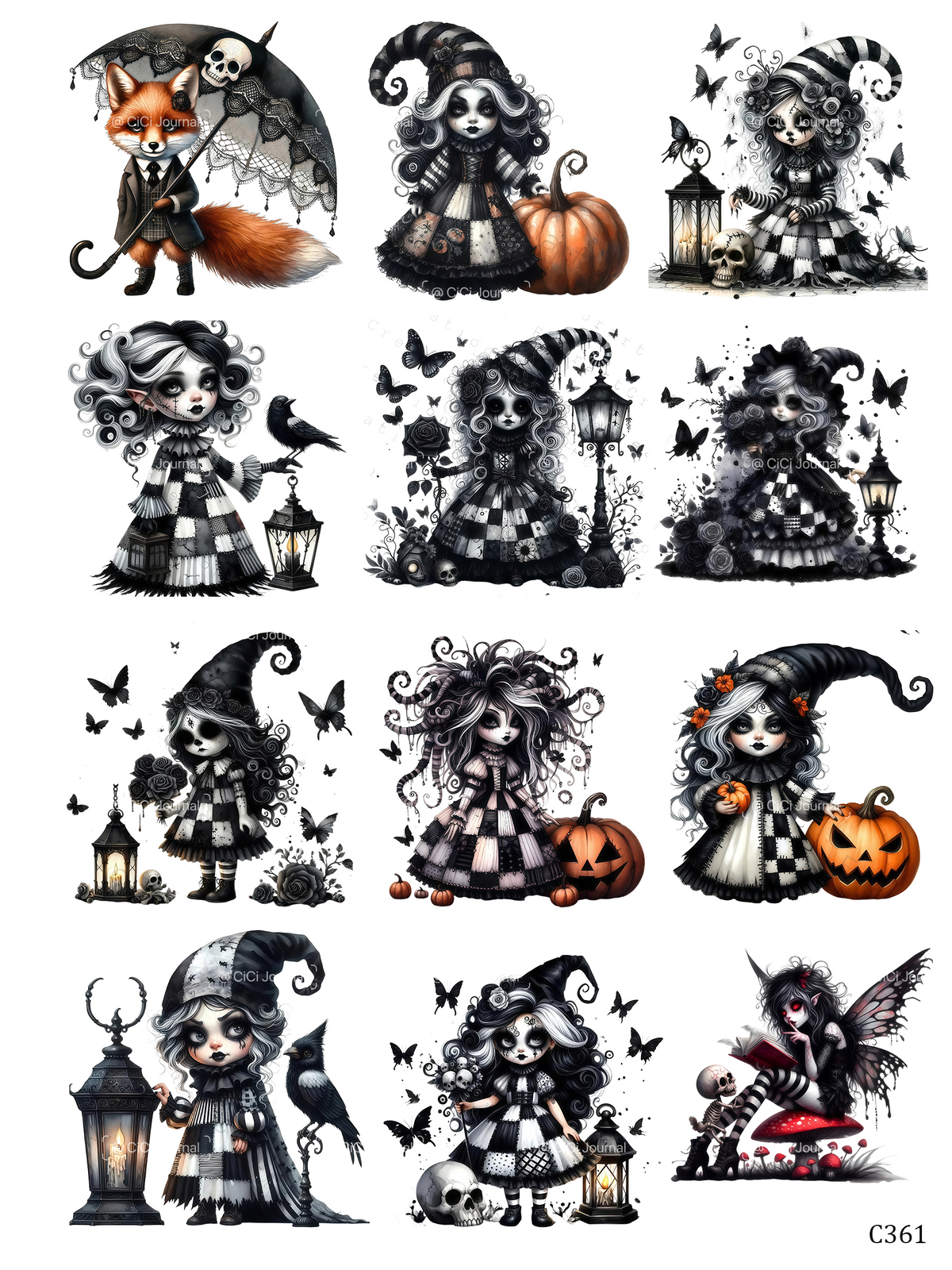 embessed sticker
