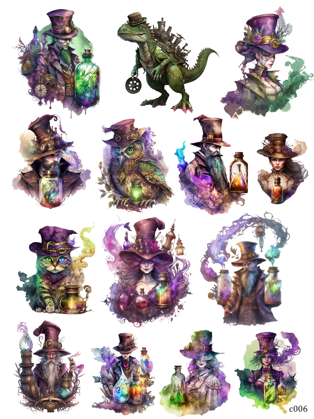 embessed sticker