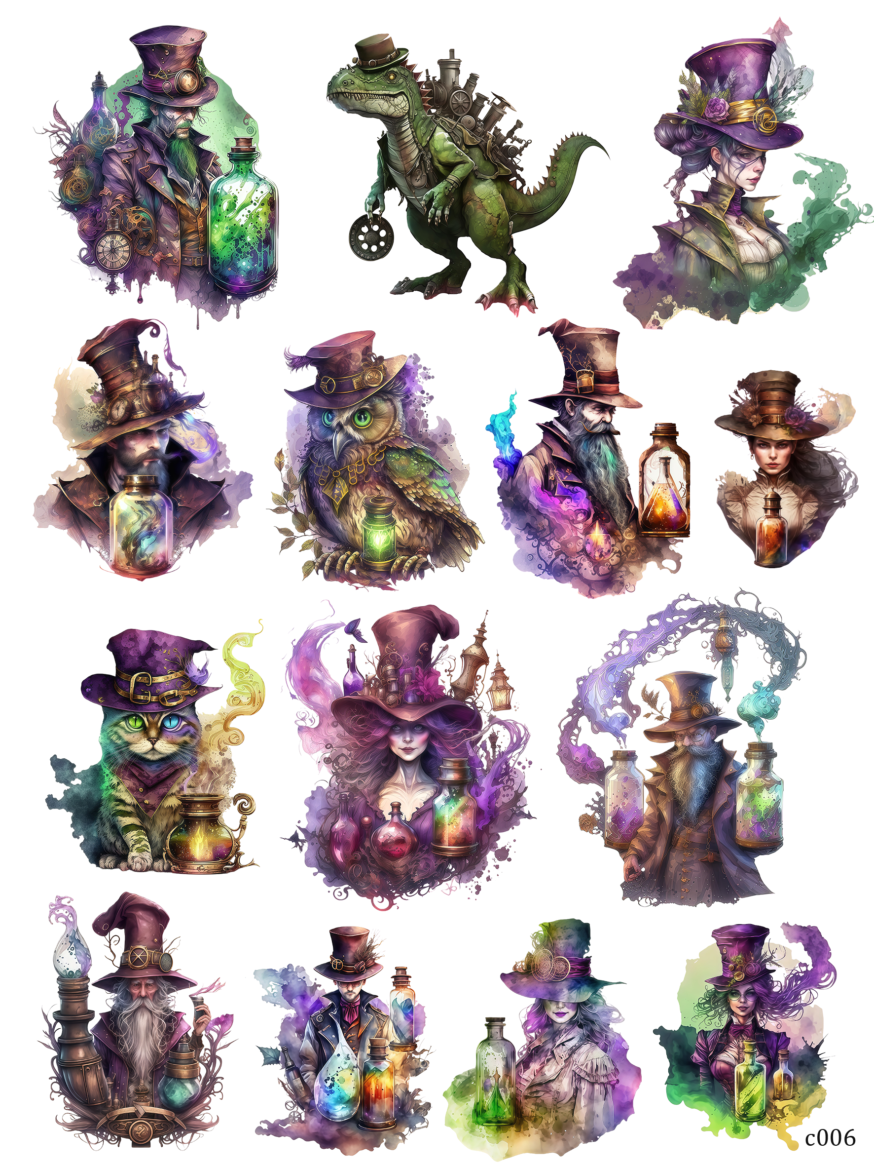 embessed sticker