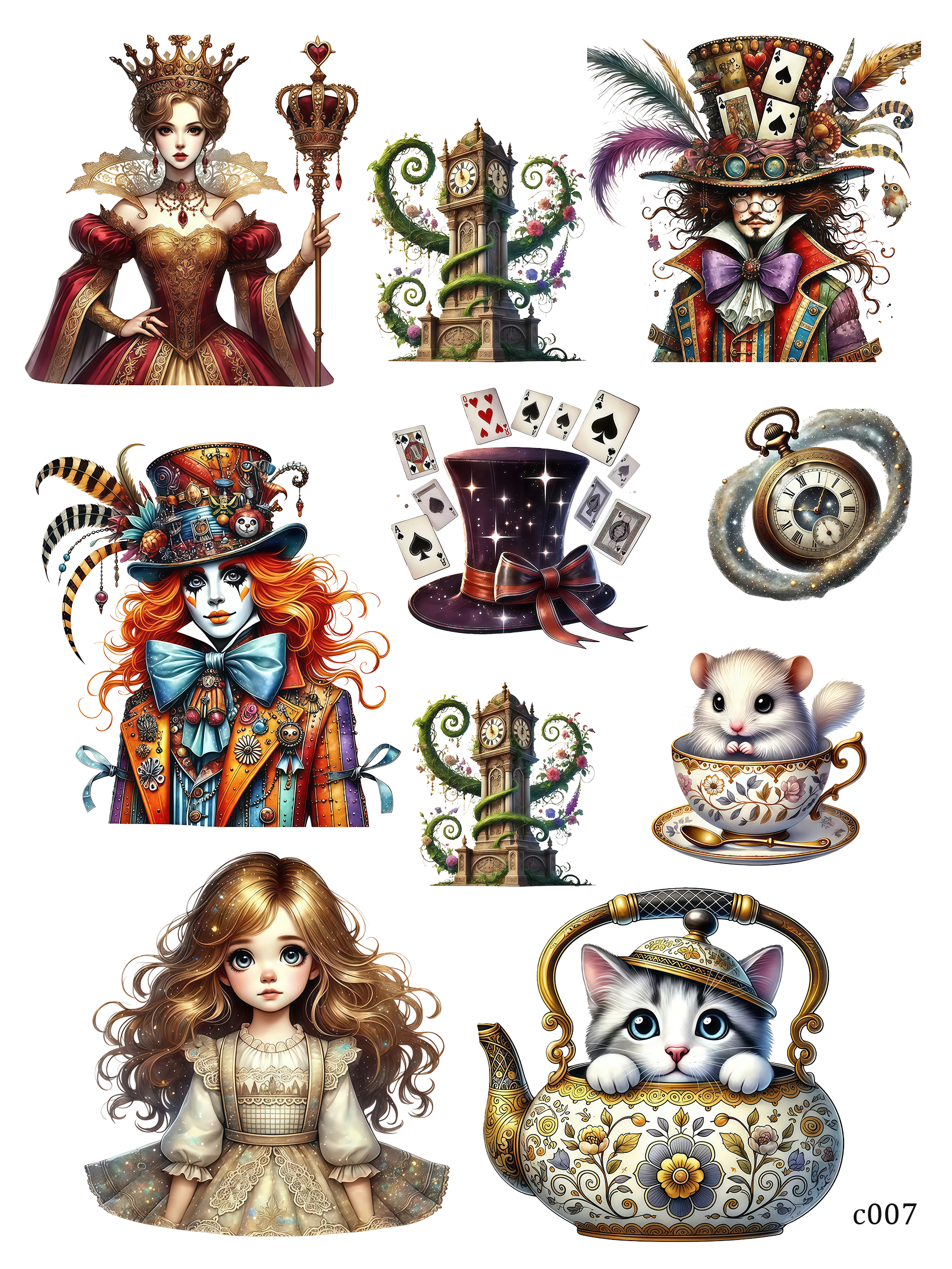 embessed sticker