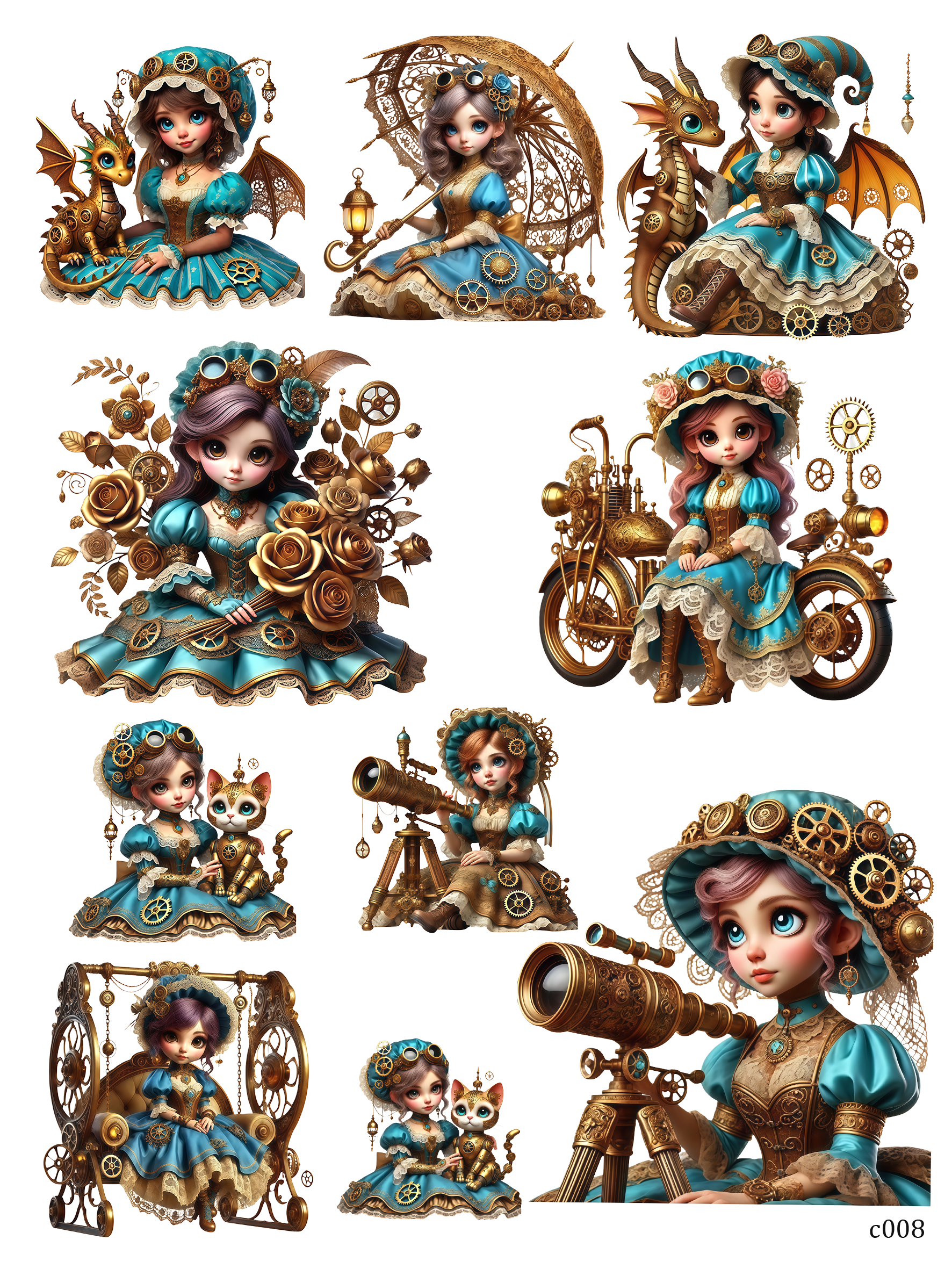 embessed sticker
