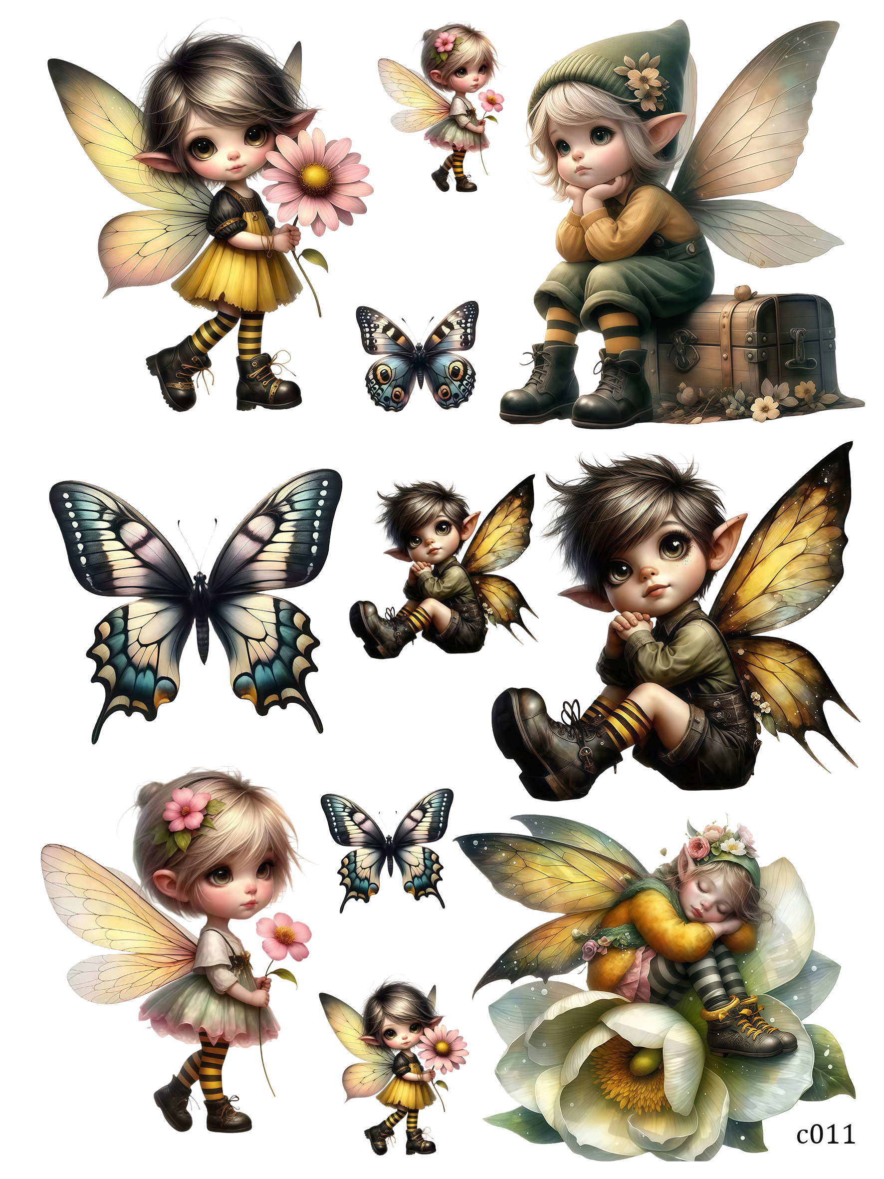 embessed sticker